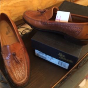 Nordstrom Allen Edward Lucera tan loafers tassel